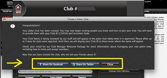 Invite Your Friends To Your Club